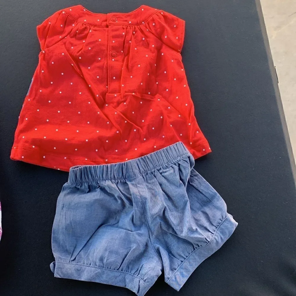 Take 50% OFF- Carters 3pc Mix Bundle Baby Girl, Size-3M